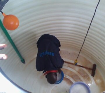 تنظيف الخزانات الأرضية